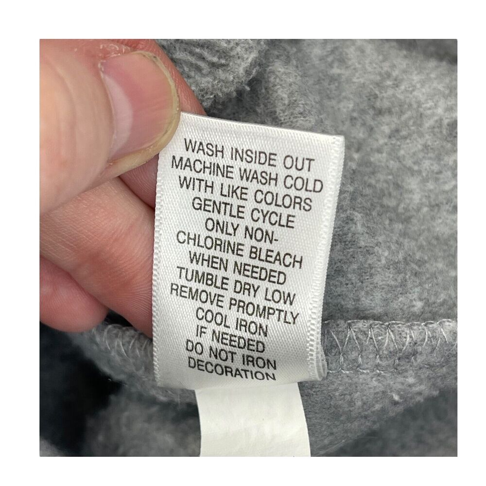 Croft & Barrow Cardigan Sweater Women's Medium Gray Fleece Snowman Full Zip - Picture 8 of 9